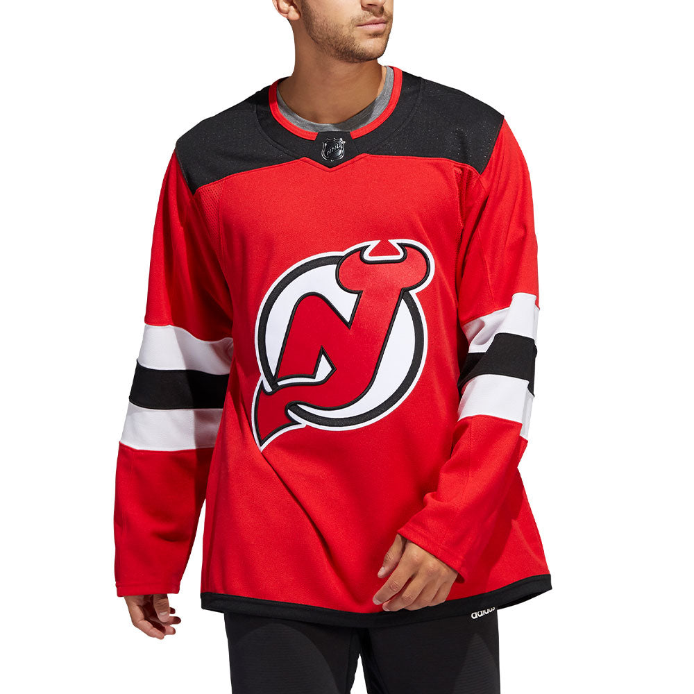 New Jersey Devils adidas Away Primegreen Authentic Pro Jersey – White