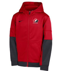 Nike red hoodie sales zip