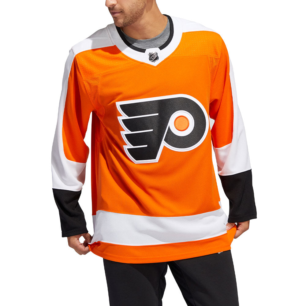 Philadelphia Flyers Primegreen Authentic Adidas Home Orange Jersey