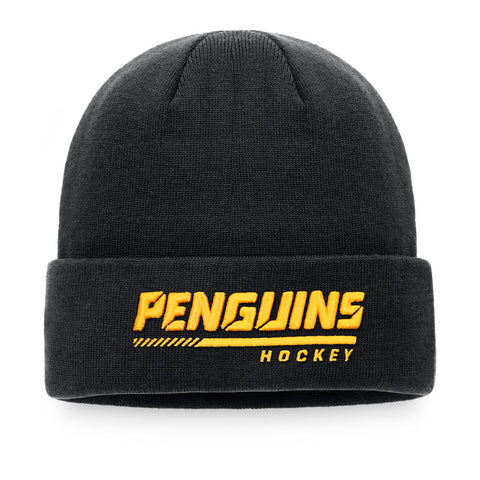 Outerstuff Reverse Retro Pom Knit Hat - Pittsburgh Penguins - Youth