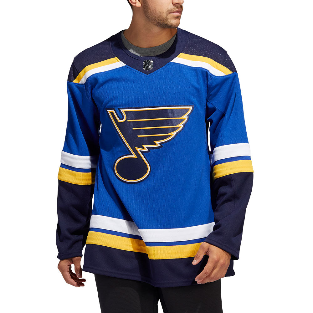 St. Louis Blues size 50 = Medium Prime Green Adidas Authentic Hockey Jersey  home