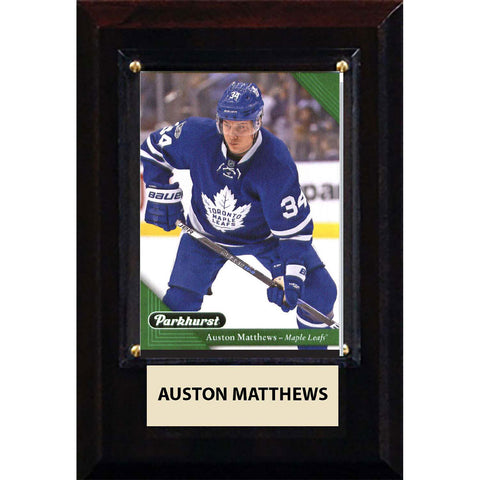 TORONTO MAPLE LEAFS NHL CARD PLAQUE 4X6 - AUSTON MATTHEWS