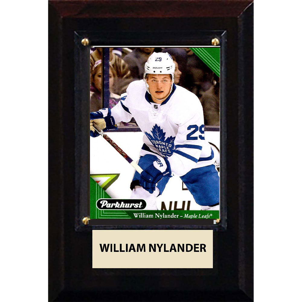 TORONTO MAPLE LEAFS NHL CARD PLAQUE 4X6 - WILLIAM NYLANDER