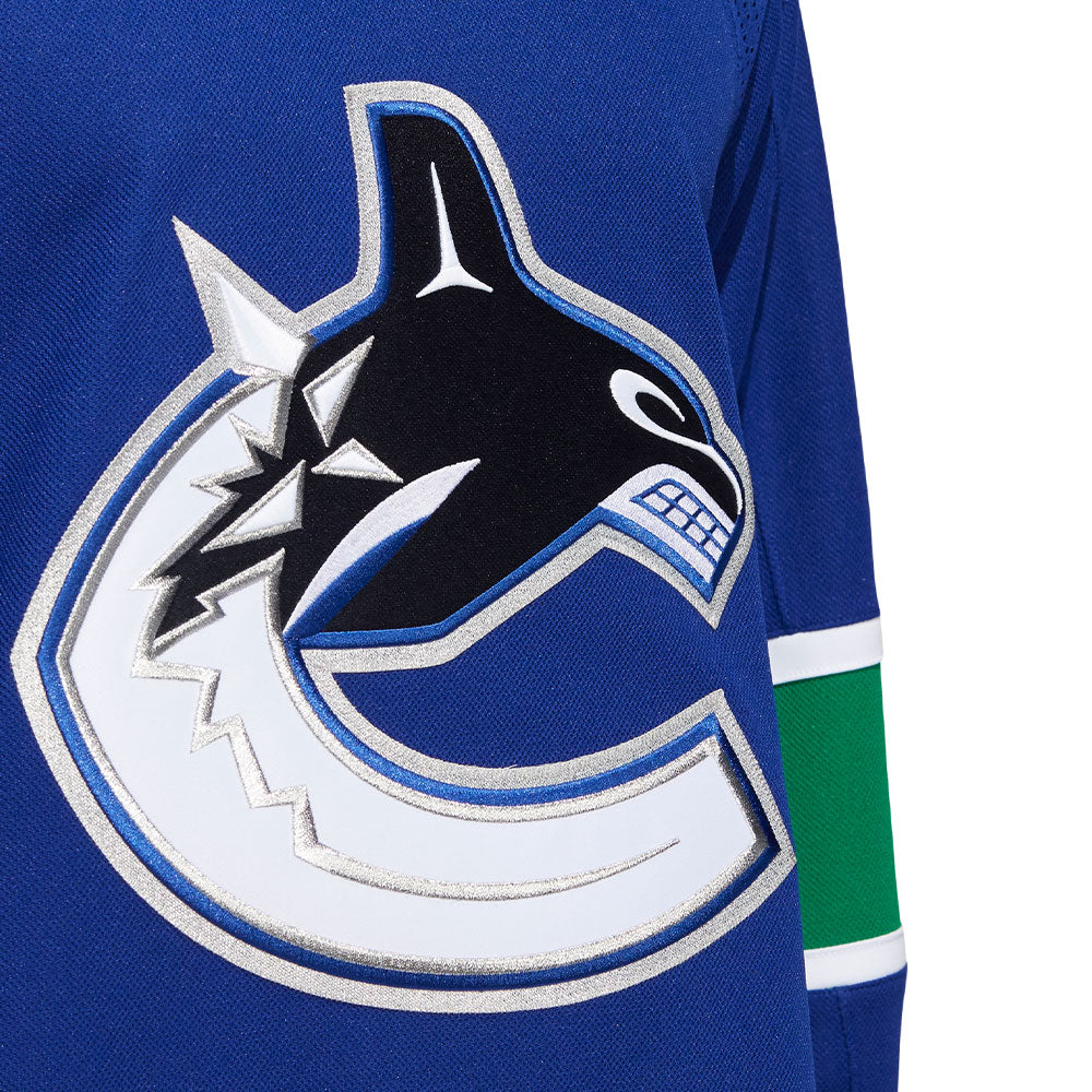 Vancouver Canucks adidas NHL Men's adizero Blue Alternate Jersey (44/XS,  46/Small)