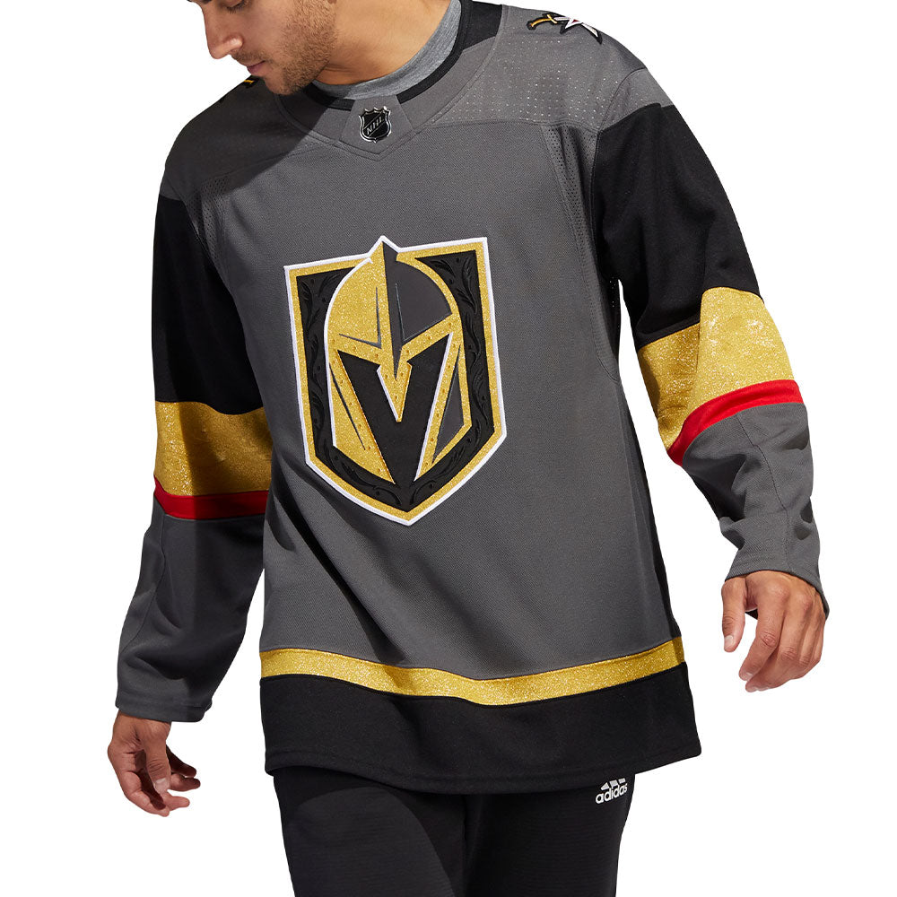 Adidas NHL Vegas Knights Authentic Primegreen Alternate Jersey 54 / Gold
