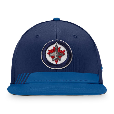 Winnipeg Jets Fanatics Branded 2022 NHL Draft Authentic Pro On Stage  Trucker Adjustable Hat - Navy/White