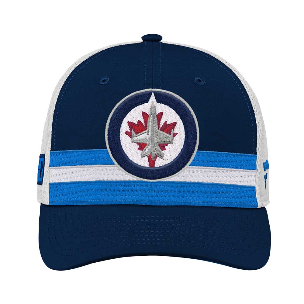 OUTERSTUFF Winnipeg Jets Kids' Authentic Pro Draft Hat, NHL, Hockey