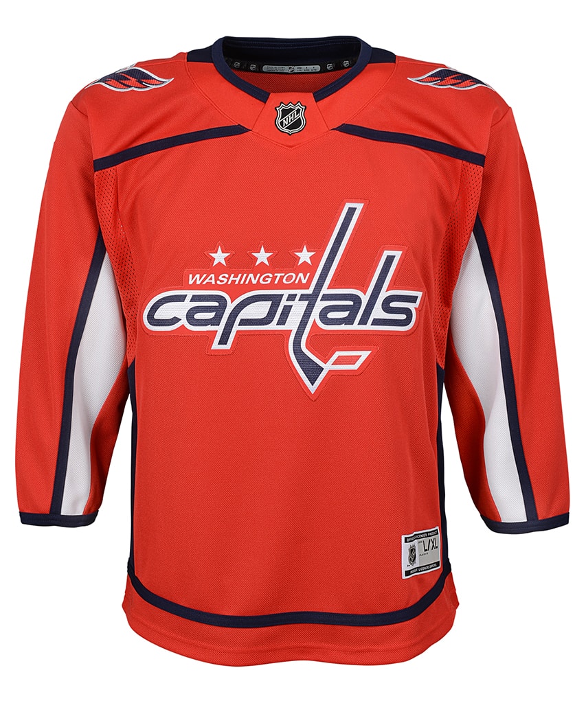 Washington Capitals Firstar Gamewear Pro Performance Hockey Jersey wit 